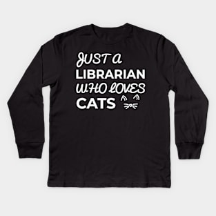 librarian Kids Long Sleeve T-Shirt